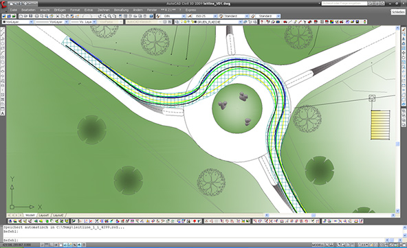 Schleppkurve für AutoCAD